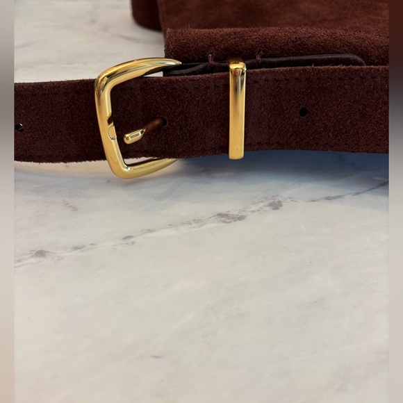 NWT Madewell Essential Mini Tote Bucket Bag Chocolate Raisin - Picture 3 of 9